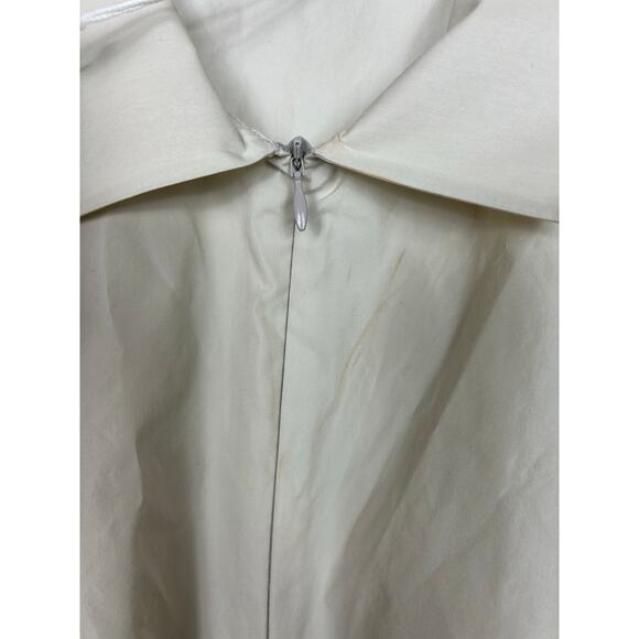 Tory Burch NWT Poplin Polo Dress Pale Sandstone Sz 14 Quiet Luxary Preppy - Picture 8 of 13